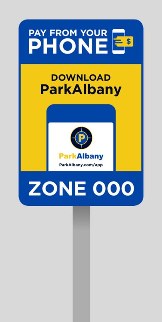 park albany sign