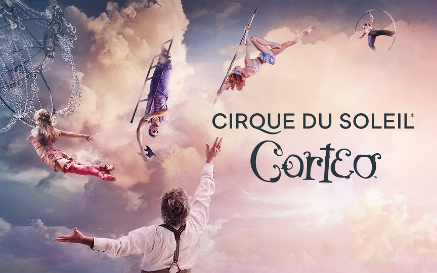 Event poster for Cirque du Soleil Corteo