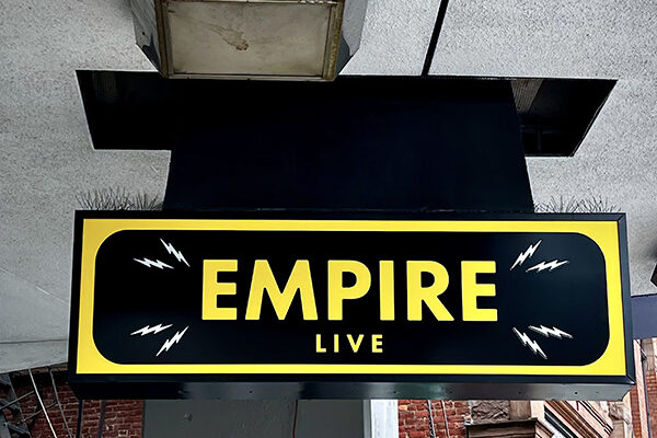 Empire Live sign